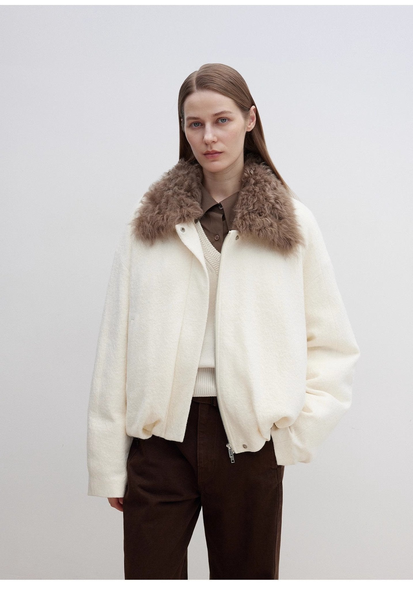 Fireladyfur Women's Parka with Tuscan Fur Collar &amp; Removable Lining"Johnny" - variant_title