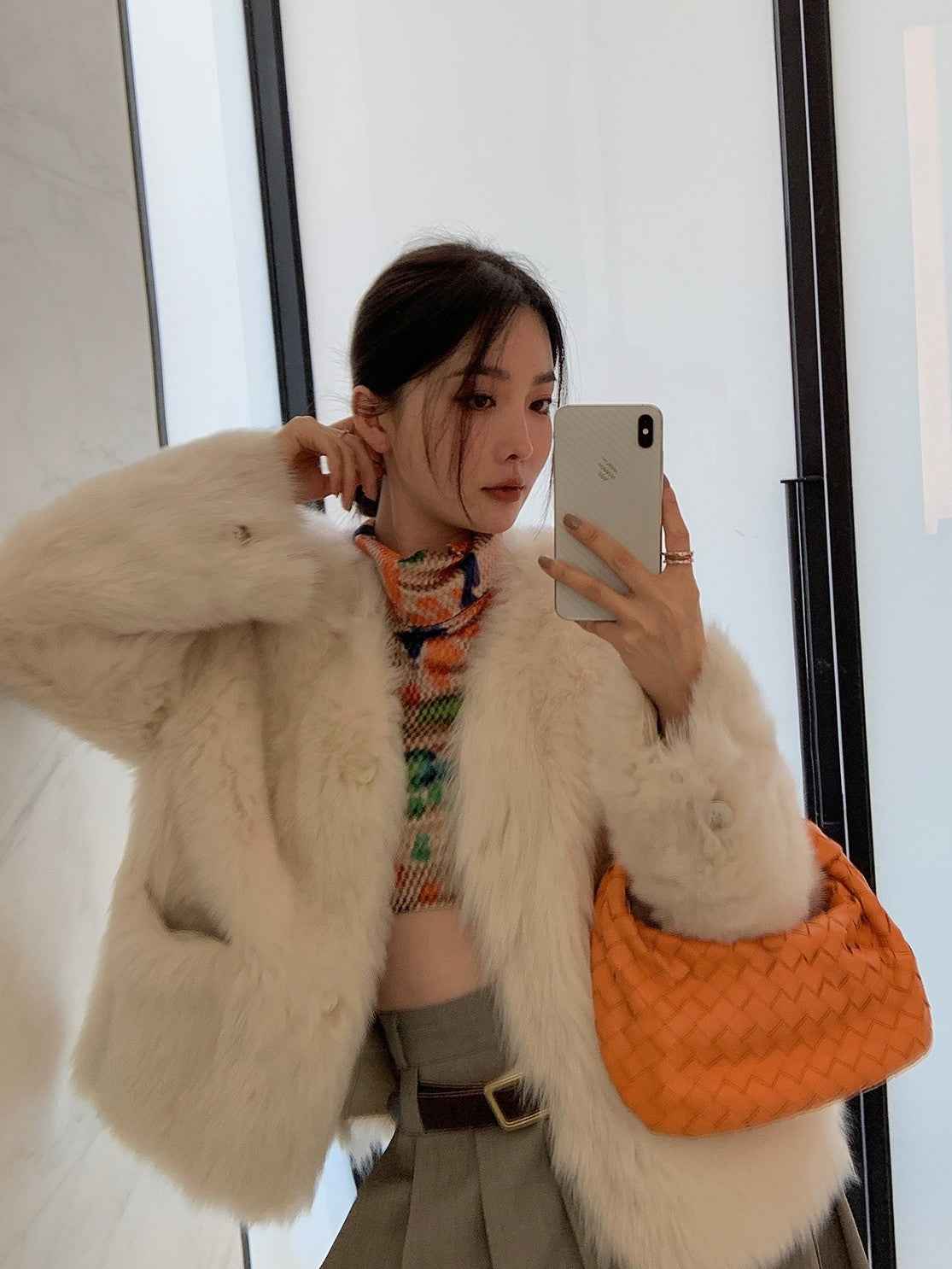 Fireladyfur Women's Pink Tuscan Sheepskin Coat“Babylon Phantom Nights” - variant_title