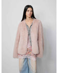 Fireladyfur Women's Pink Tuscan Sheepskin Coat“Babylon Phantom Nights” - variant_title