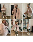 Fireladyfur Women's Pink Tuscan Sheepskin Coat“Babylon Phantom Nights” - variant_title