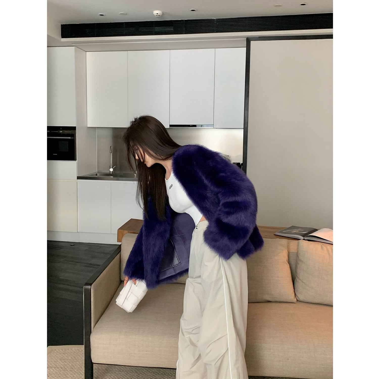 Fireladyfur Women's Pink Tuscan Sheepskin Coat“Babylon Phantom Nights” - variant_title