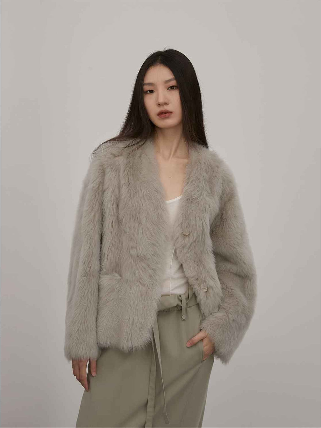 Fireladyfur Women's Pink Tuscan Sheepskin Coat“Babylon Phantom Nights” - variant_title