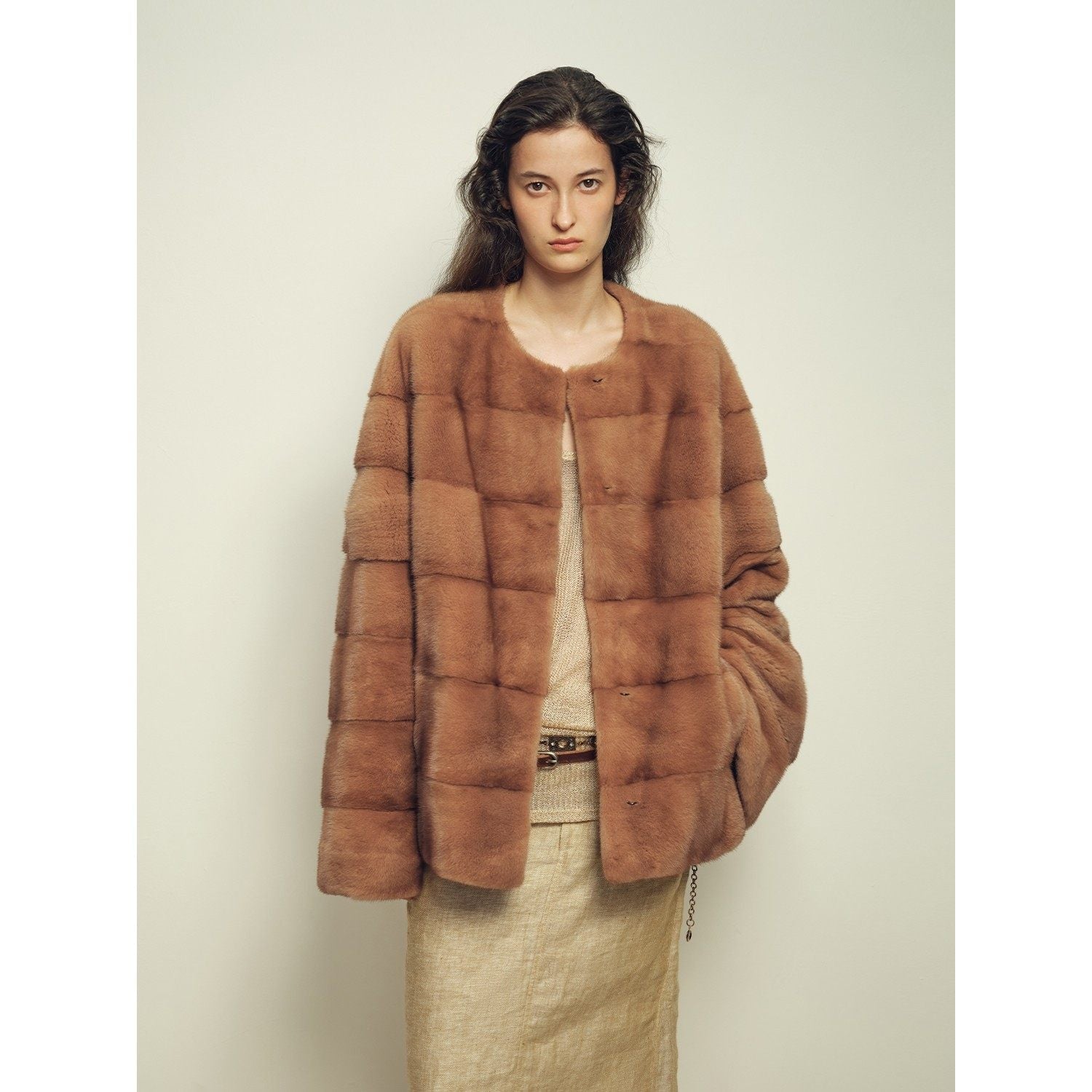 Fireladyfur Women's Purple Label Mink Coat | Horizontal Spine
