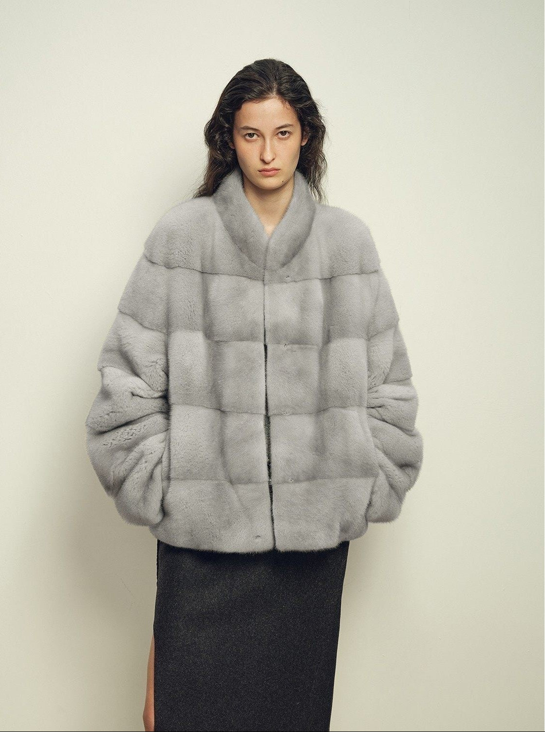 Fireladyfur Women's Purple Label Mink Coat | Horizontal Spine Tailoring | Mink Fur Outerwear“Legacy Mink” - variant_title