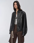 Fireladyfur Women's Retro Work Jacket in Waxed Leather "Fashionable Luke" - variant_title