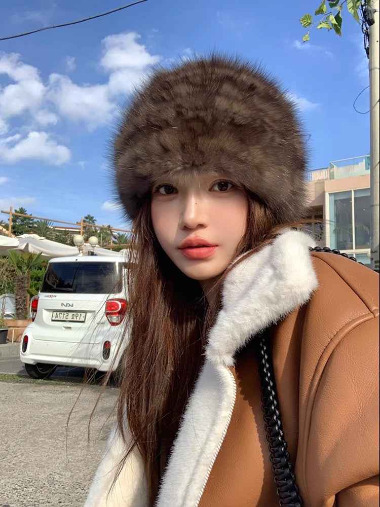 Fireladyfur Women's Purple Label Mink Coat | Horizontal Spine