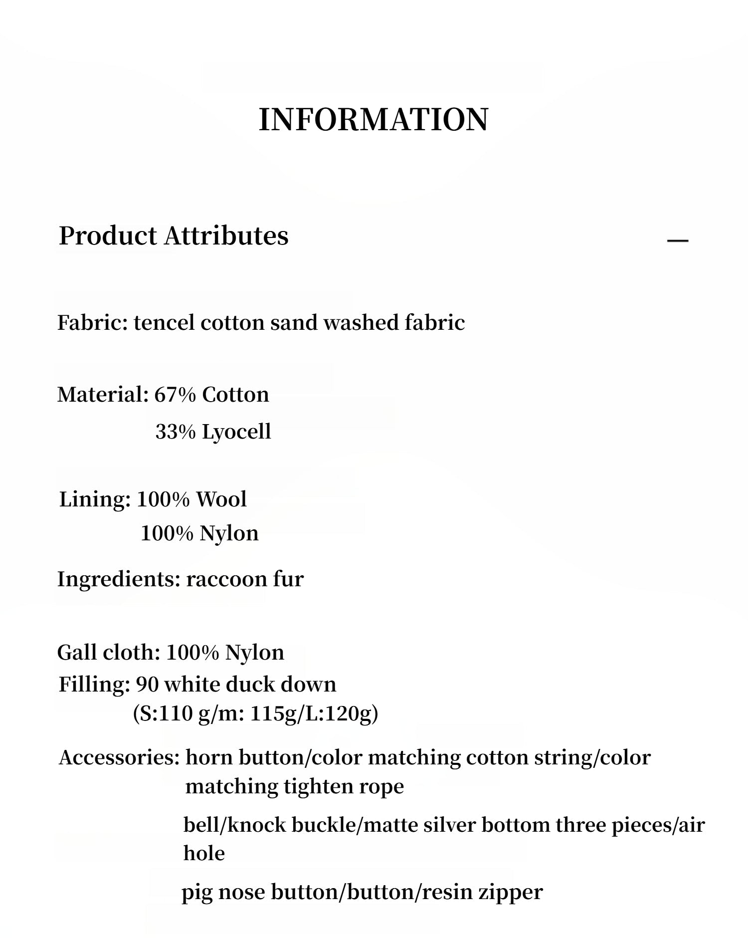 Fireladyfur Coastal Highway II shearling lined down parka product information