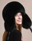 Fireladyfur Women's Solid Earmuffs Hat in a Classic Style - variant_title