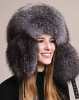 Fireladyfur Women's Solid Earmuffs Hat in a Classic Style - variant_title