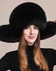 Fireladyfur Women's Solid Earmuffs Hat in a Classic Style - variant_title