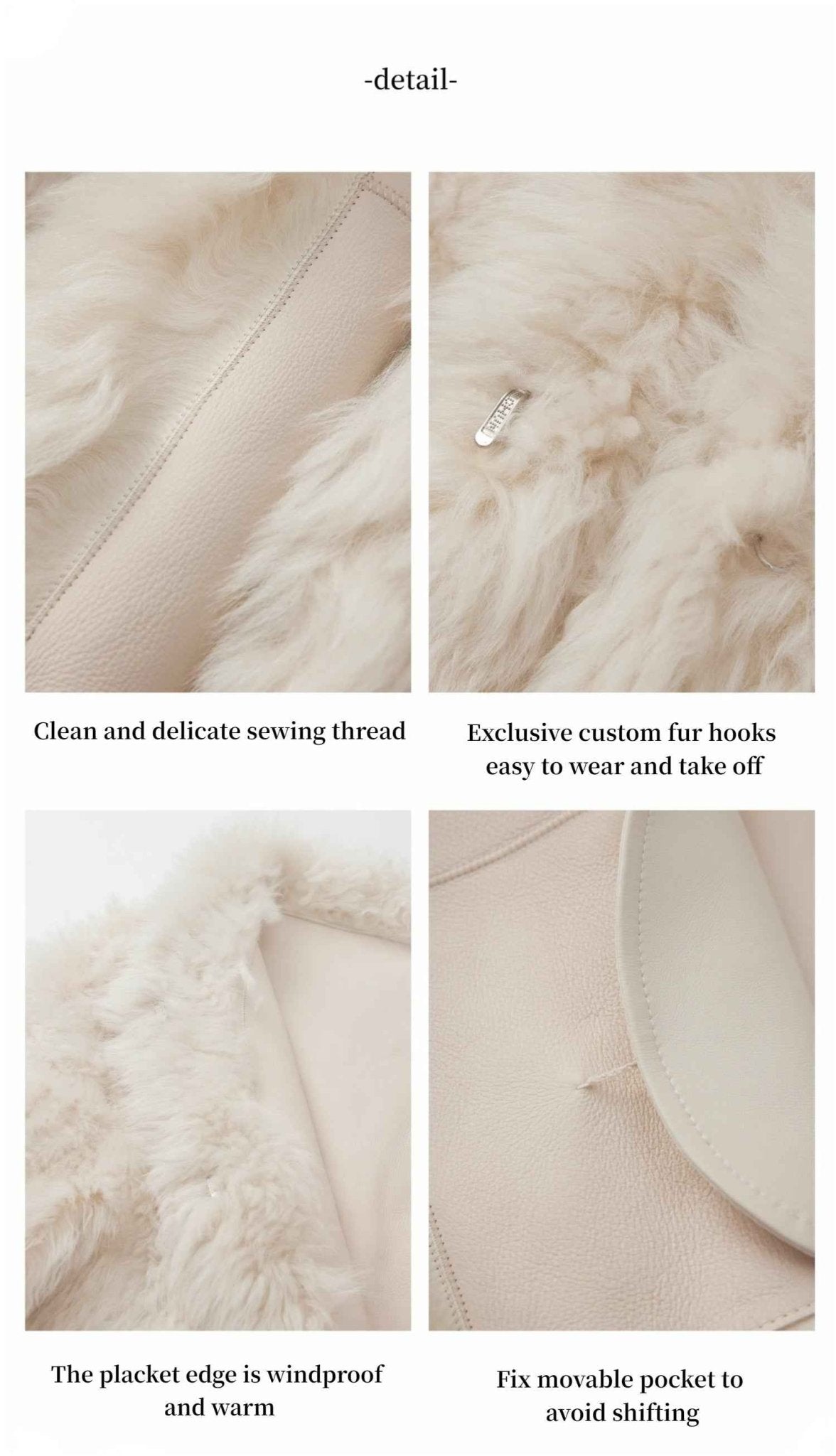 Fireladyfur Women's Tuscan Sheepskin Coat“Morning Mist Fairy” - variant_title