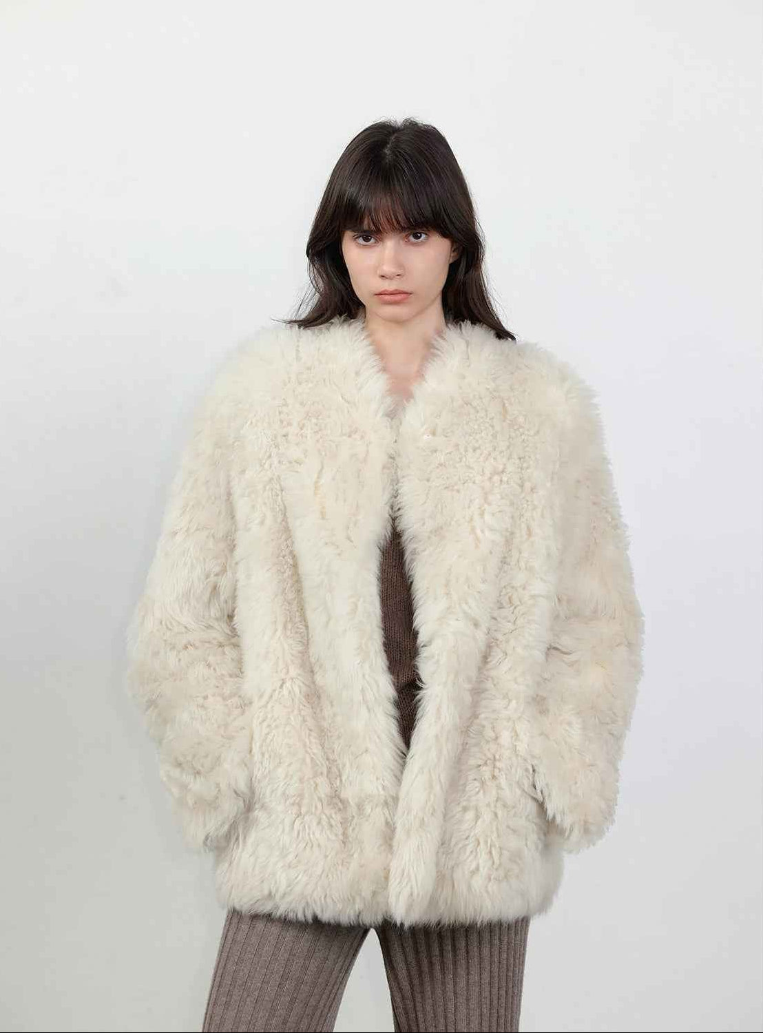 Fireladyfur Women's Tuscan Sheepskin Coat“Morning Mist Fairy” - variant_title