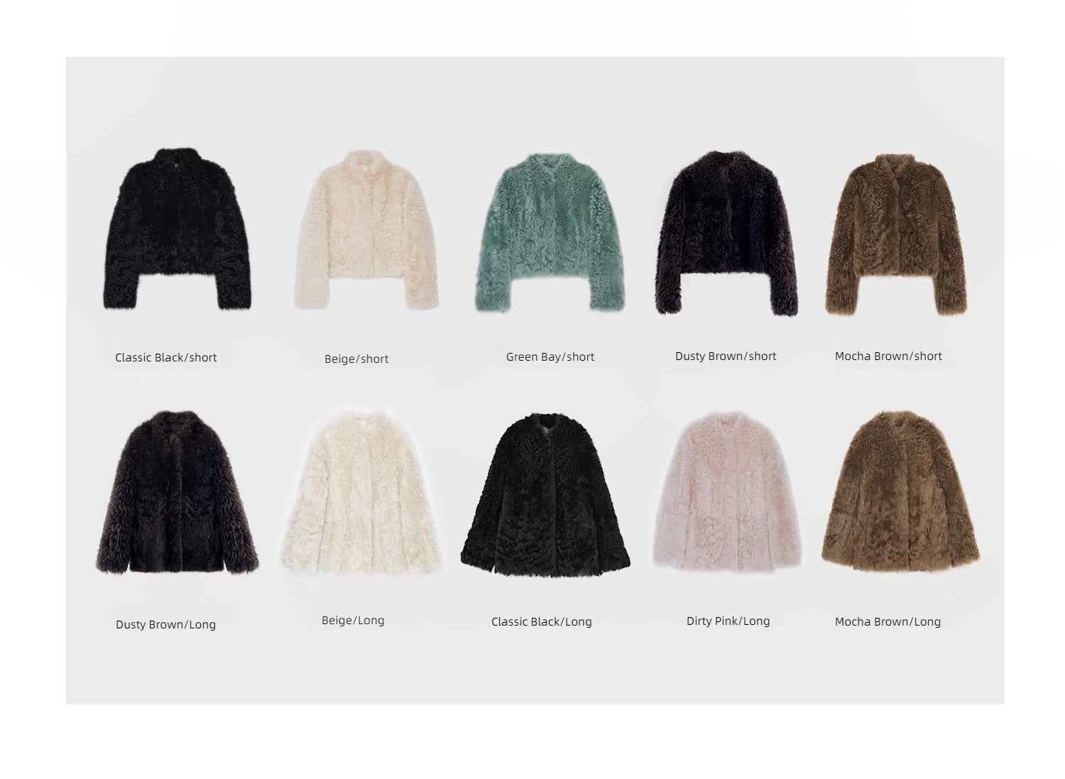 Fireladyfur Women's Tuscan Sheepskin Coat“Morning Mist Fairy” - variant_title