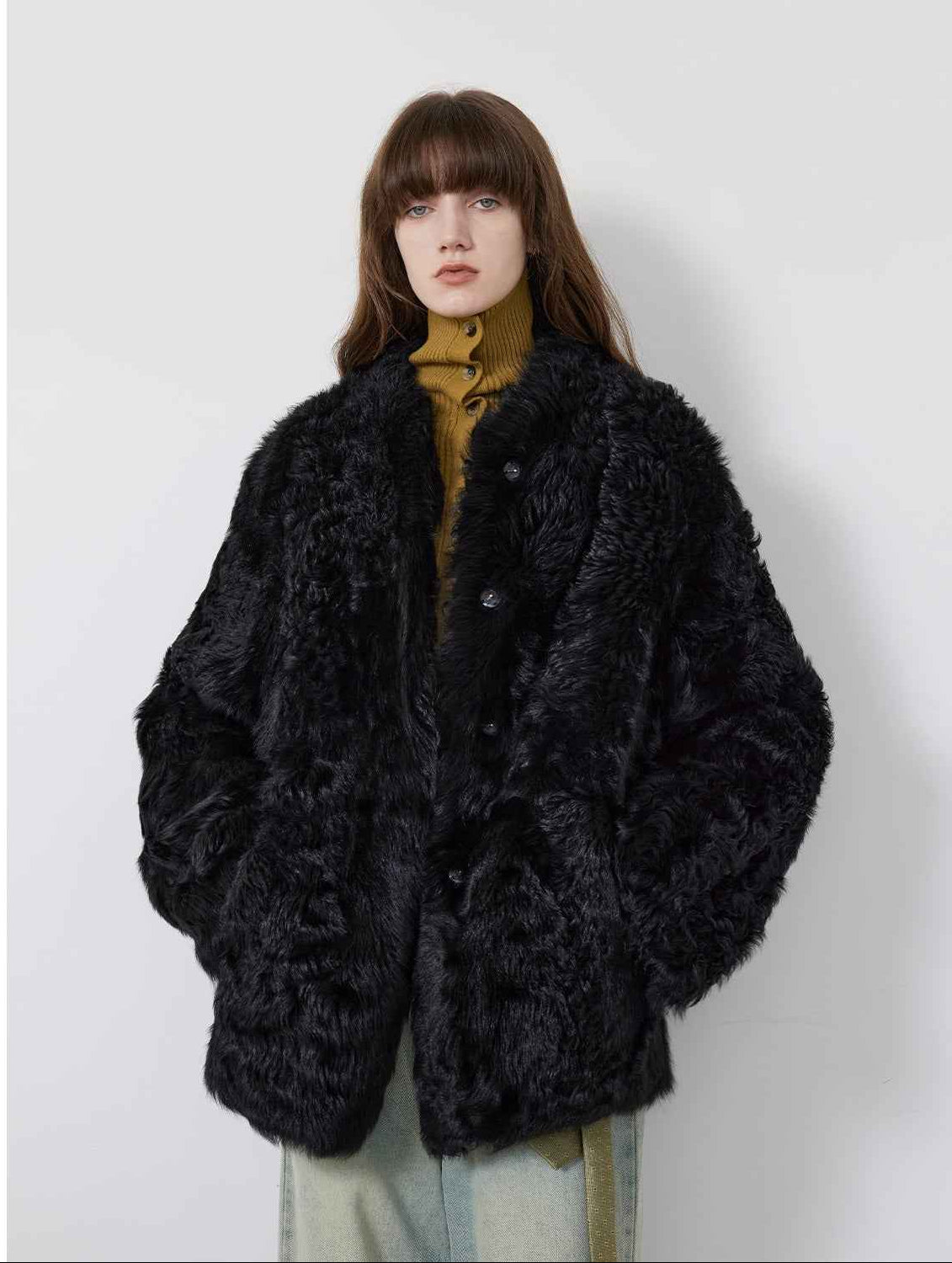 Fireladyfur Women's Tuscan Sheepskin Coat“Morning Mist Fairy” - variant_title