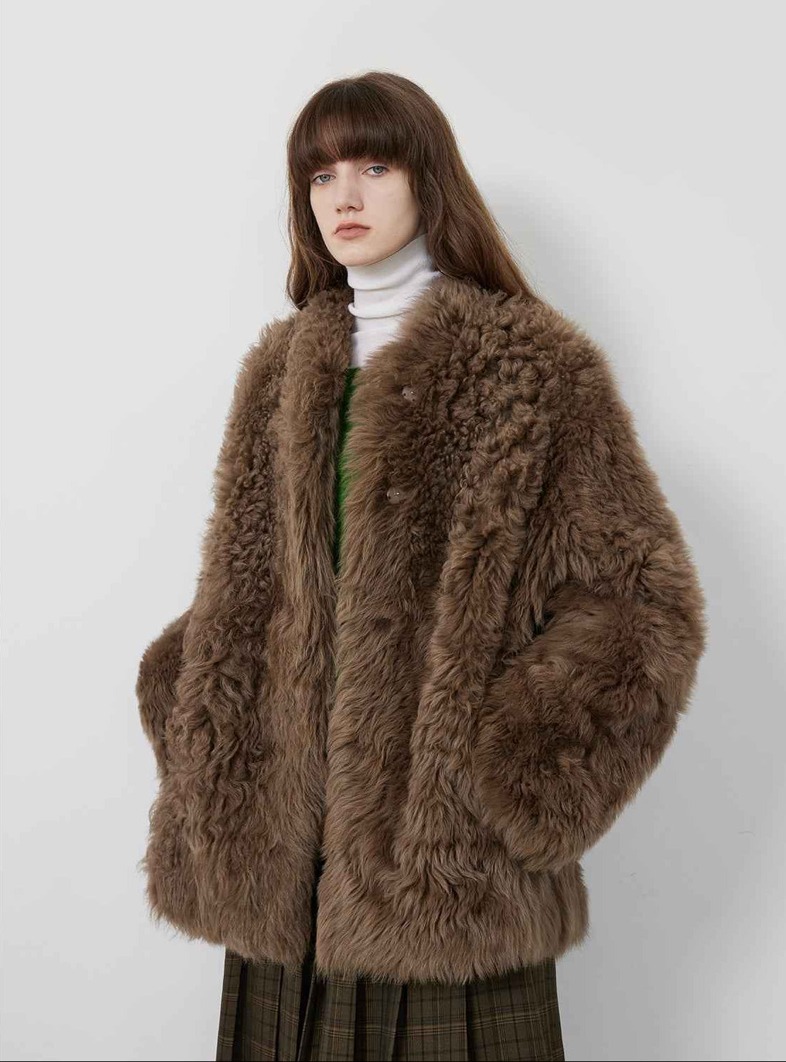 Fireladyfur Women's Tuscan Sheepskin Coat“Morning Mist Fairy” - variant_title
