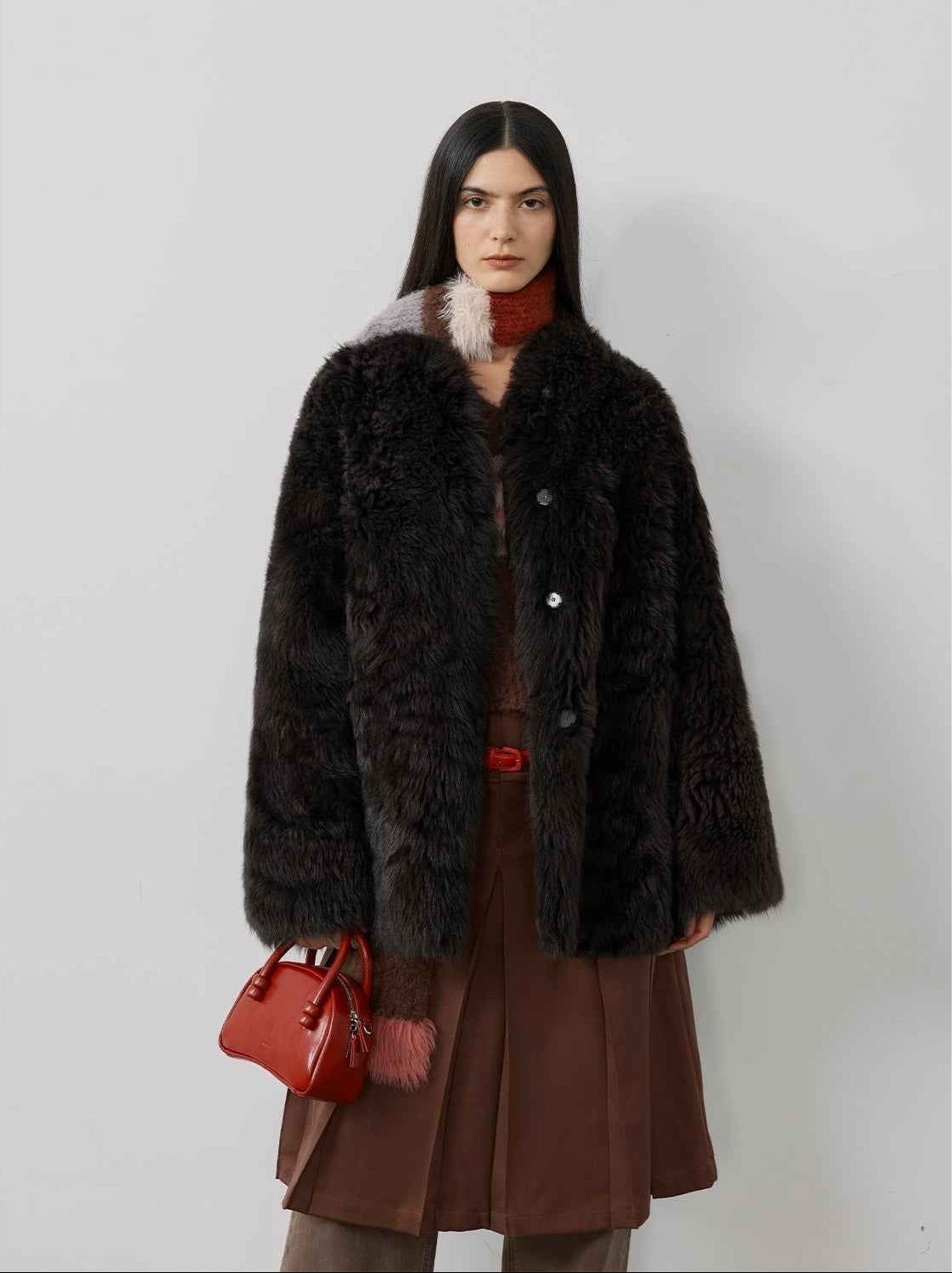 Fireladyfur Women's Tuscan Sheepskin Coat“Morning Mist Fairy” - variant_title