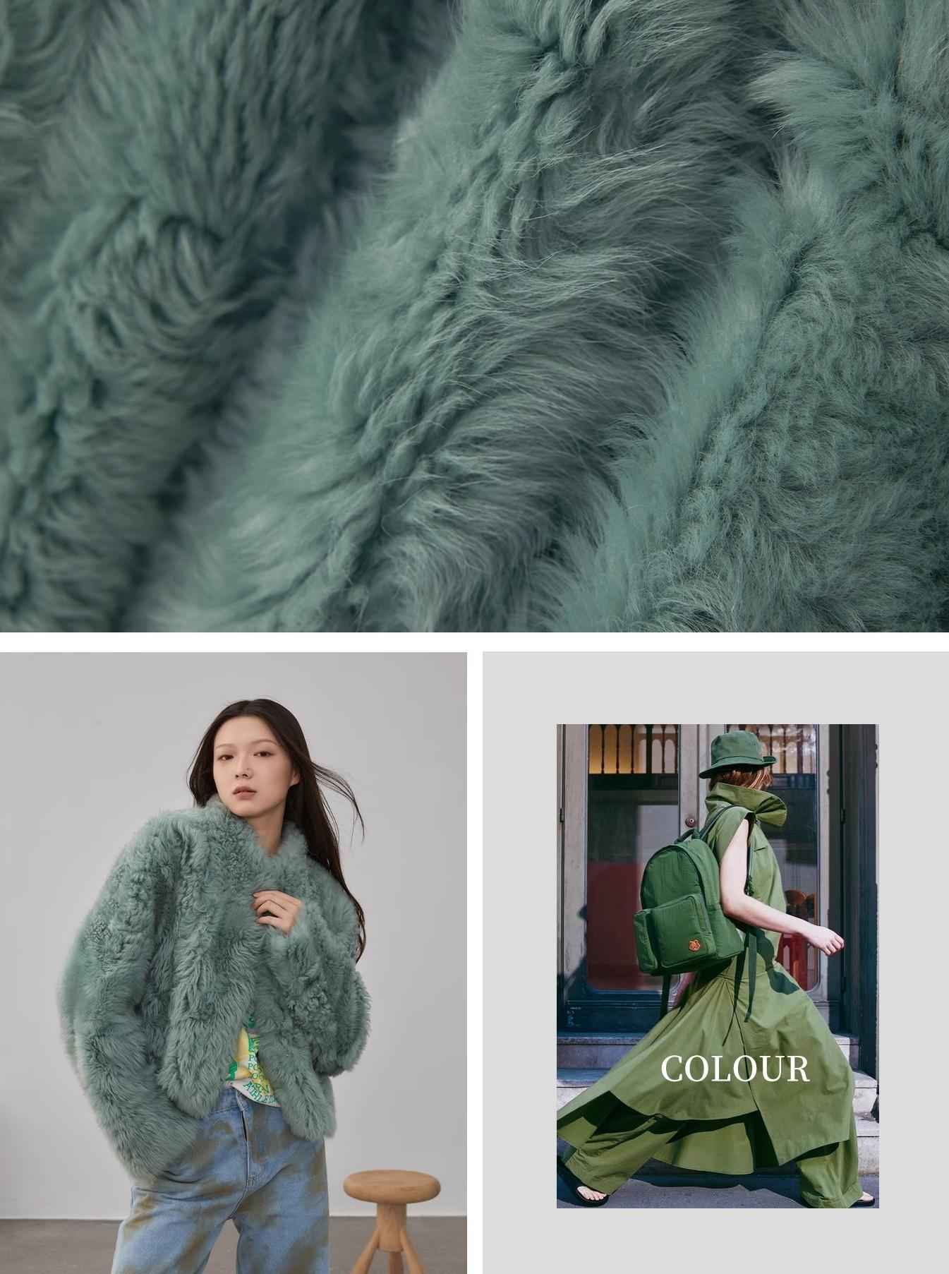 Fireladyfur Women's Tuscan Sheepskin Coat“Morning Mist Fairy” - variant_title