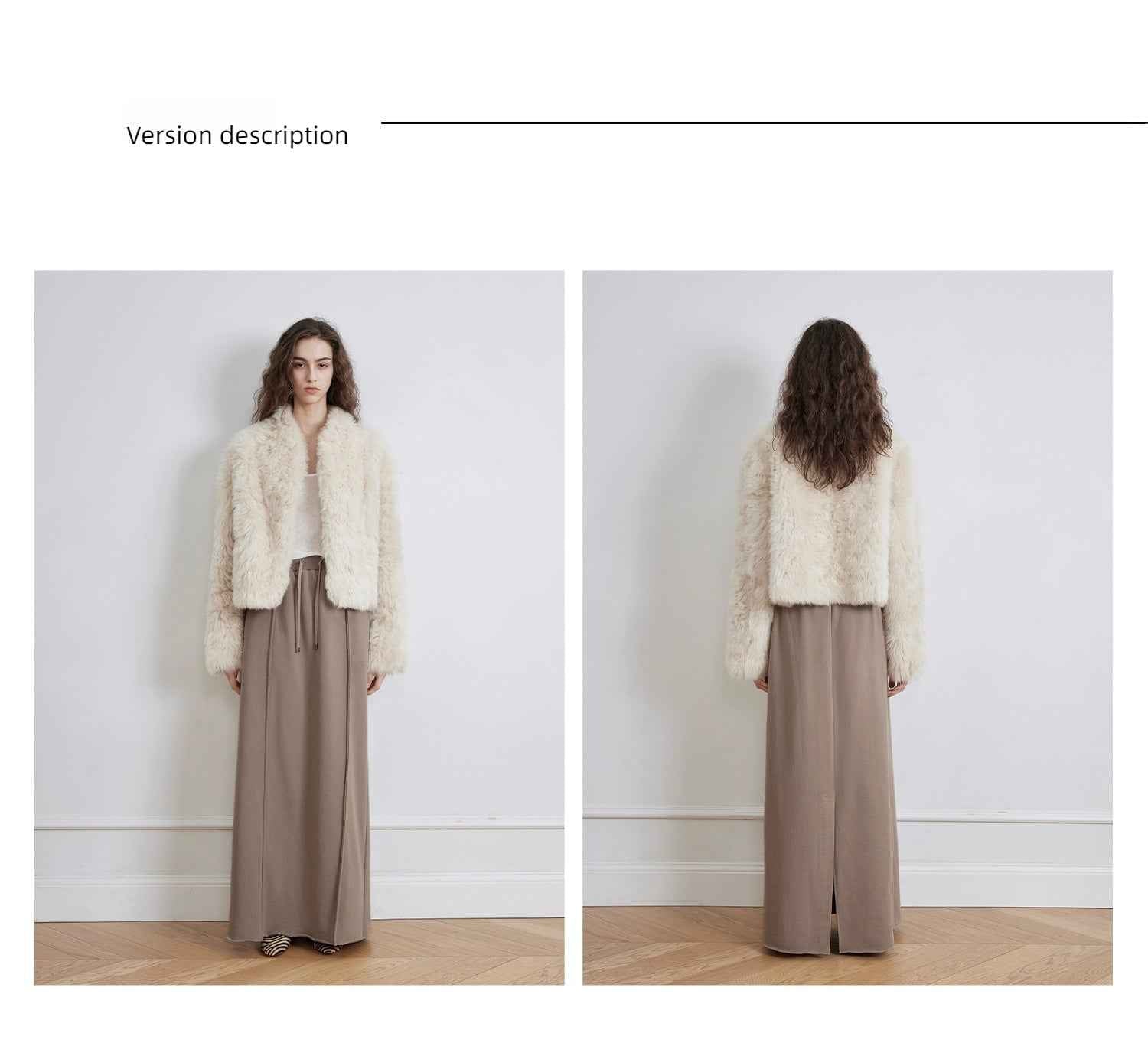 Fireladyfur Women's Tuscan Sheepskin Coat“Morning Mist Fairy” - variant_title