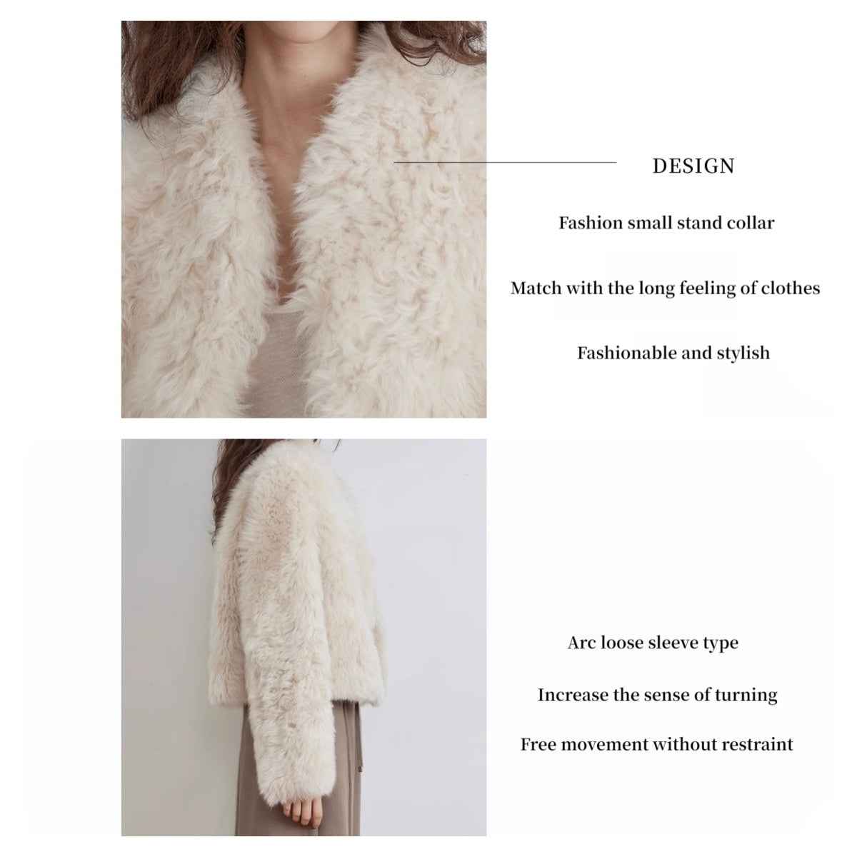 Fireladyfur Women's Tuscan Sheepskin Coat“Morning Mist Fairy” - variant_title