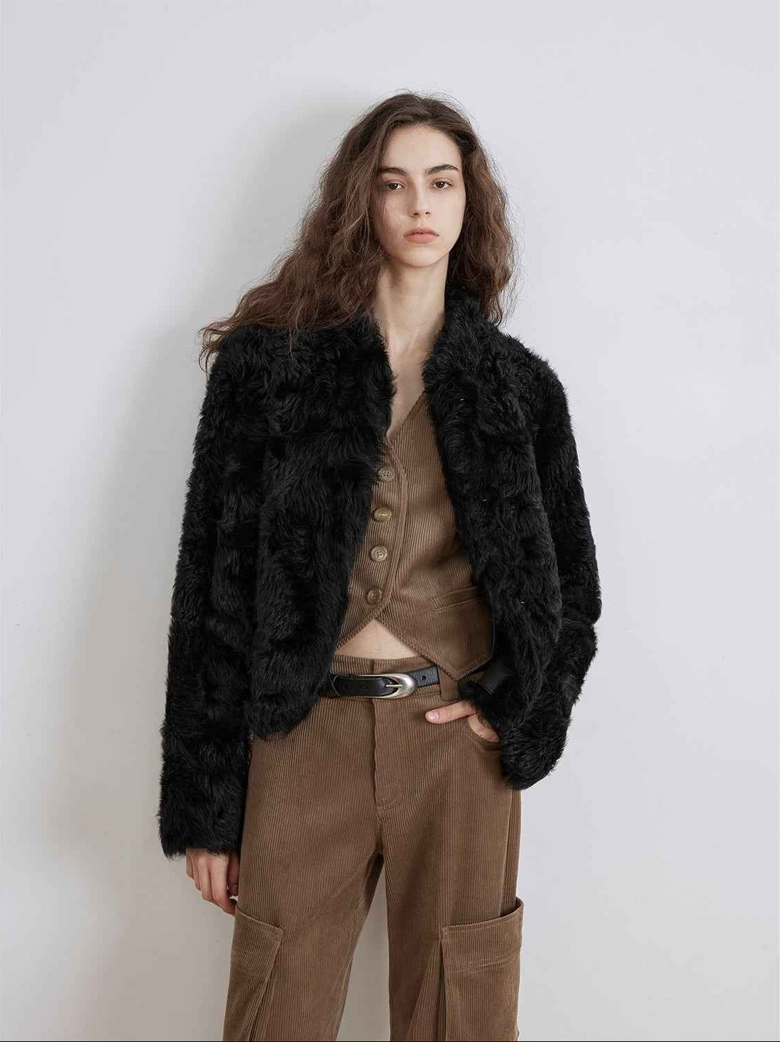 Fireladyfur Women's Tuscan Sheepskin Coat“Morning Mist Fairy” - variant_title
