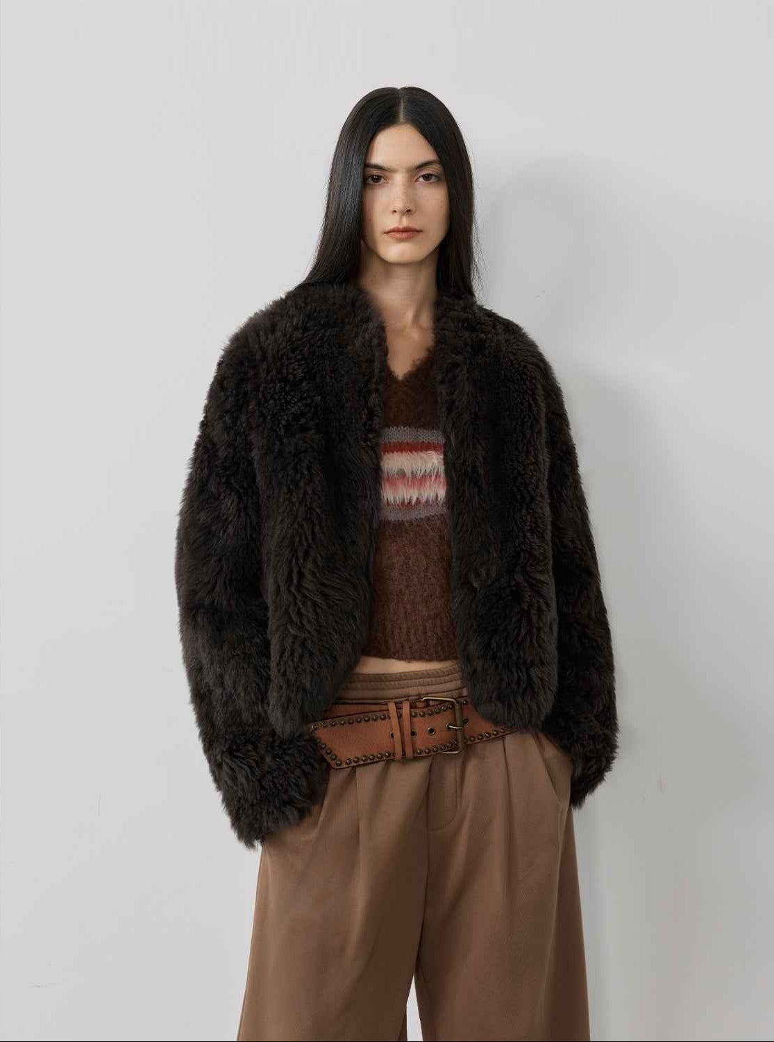 Fireladyfur Women's Tuscan Sheepskin Coat“Morning Mist Fairy” - variant_title