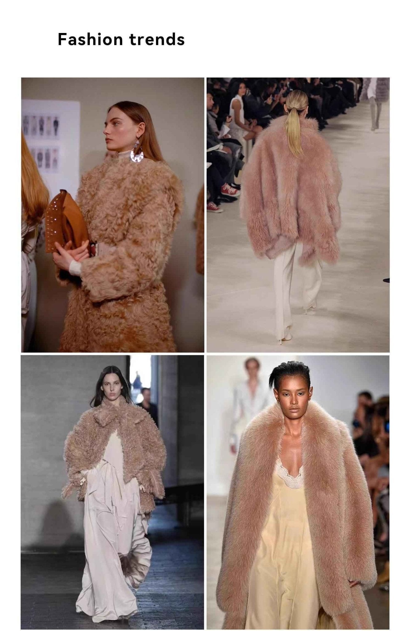 Fireladyfur Women's Tuscan Sheepskin Winter Coat“Peach Oolong” - variant_title