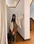 Fireladyfur Women's Tuscan Sheepskin Winter Coat“Peach Oolong” - variant_title