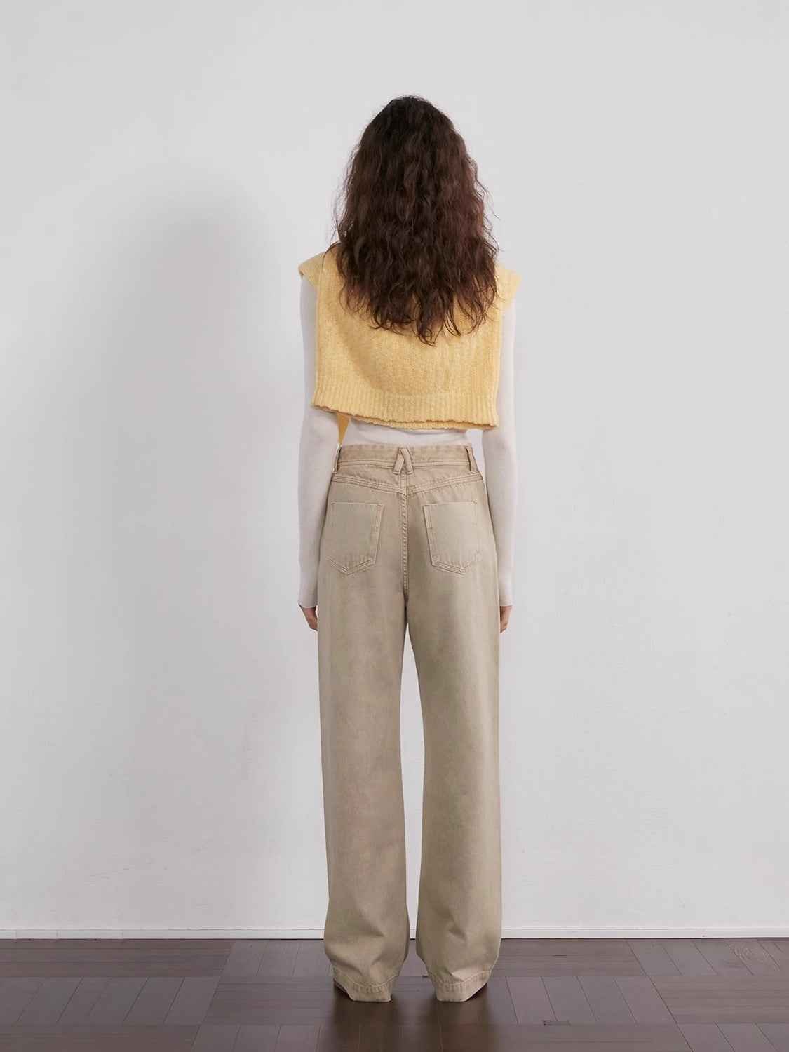 Fireladyfur Women's Vintage Washed Straight Leg Denim "Meteorite Fragments" - variant_title