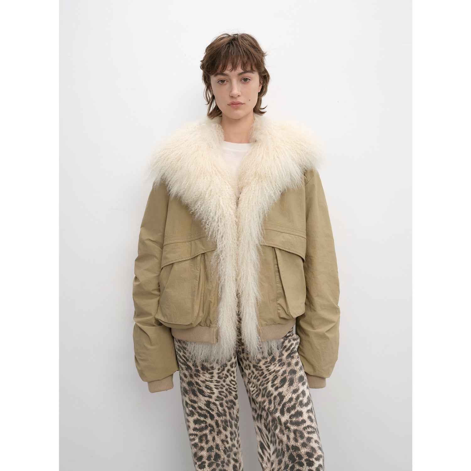 Fireladyfur Women's Waterproof & Warm Down Jacket with a Detachable Silhouette"Winter is coming" - variant_title