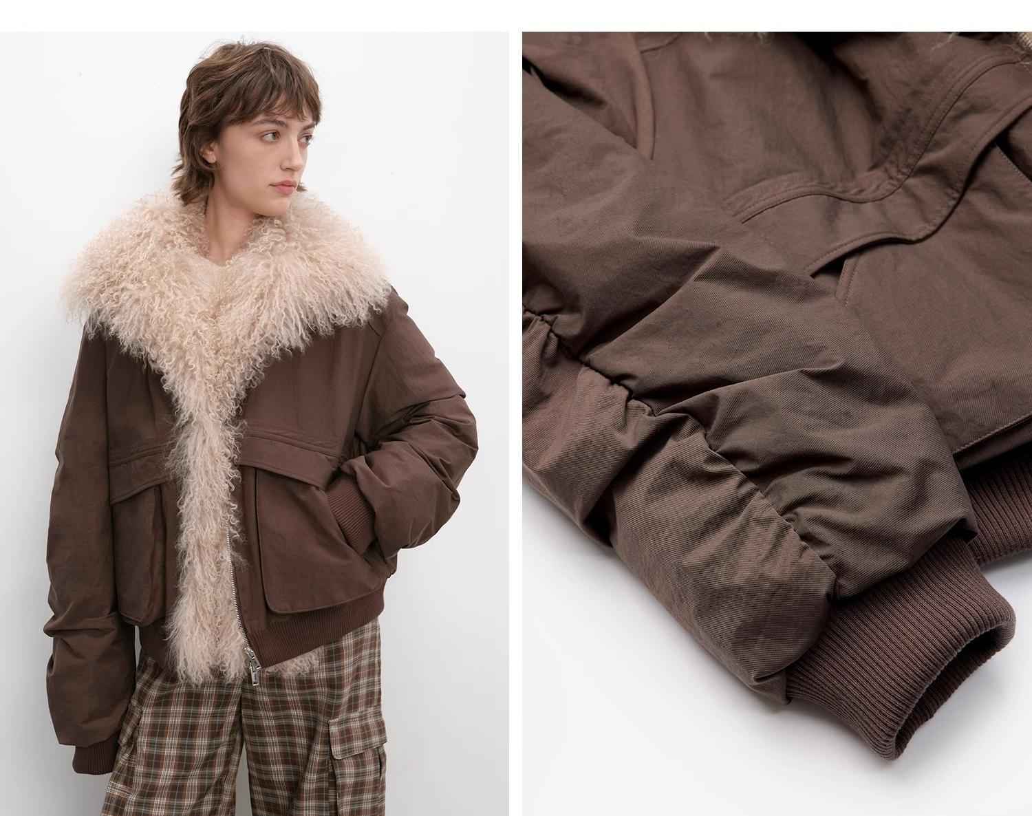 Fireladyfur Women's Waterproof &amp; Warm Down Jacket with a Detachable Silhouette"Winter is coming" - variant_title