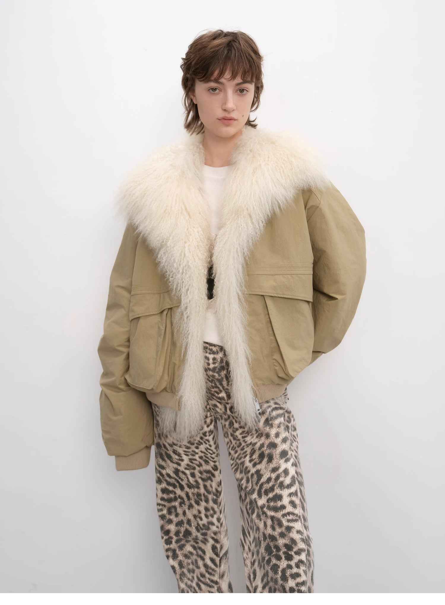 Fireladyfur Women's Waterproof &amp; Warm Down Jacket with a Detachable Silhouette"Winter is coming" - variant_title