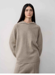 Fireladyfur Women's Wool Knit Hooded Set"Urban One" - variant_title