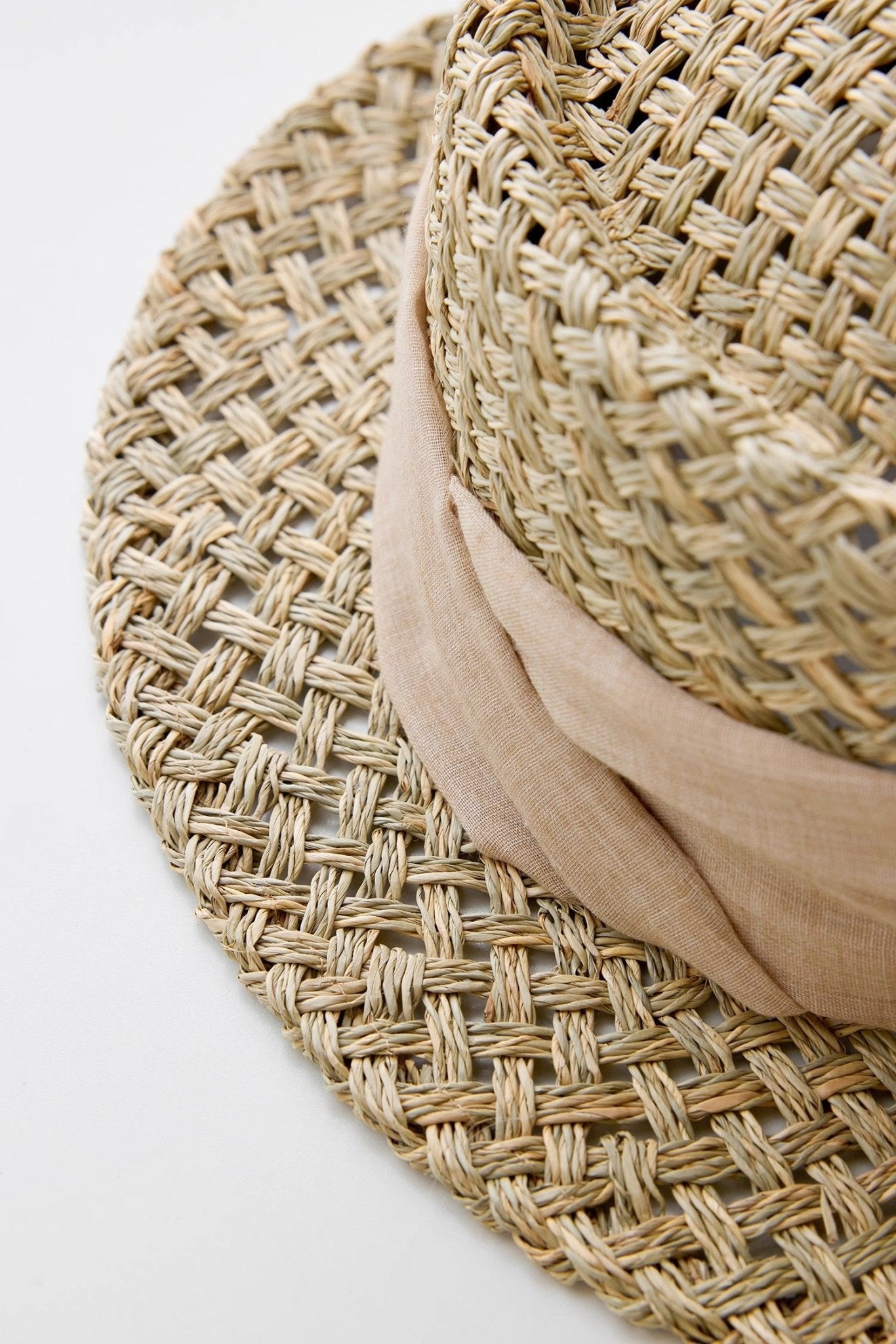 Fireladyfur Women's Woven Sun Hat with Concave Top and Elastic Waist for Summer - variant_title