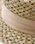 Fireladyfur Women's Woven Sun Hat with Concave Top and Elastic Waist for Summer - variant_title