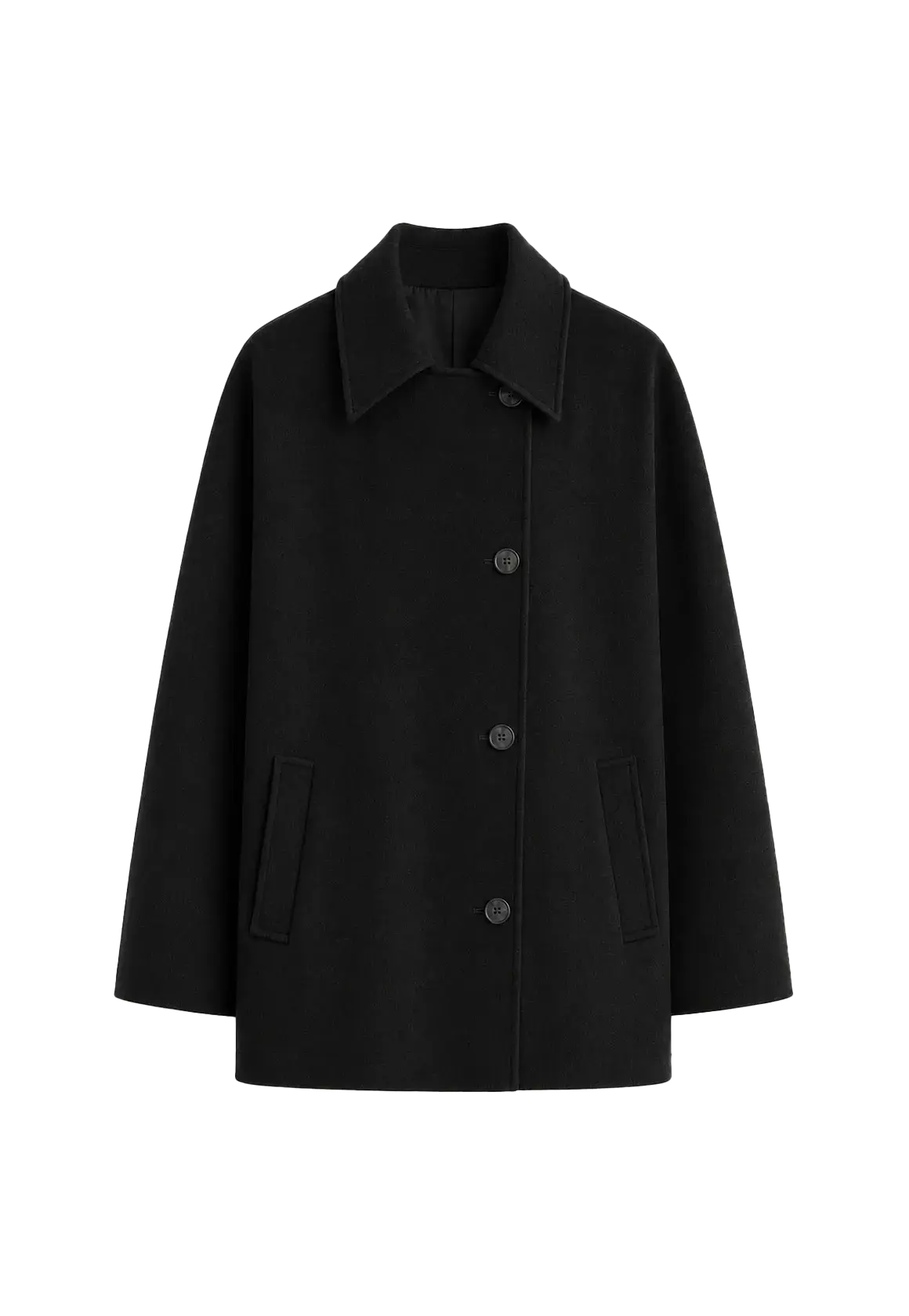 Fleeting Memories cashmere wool short coat with bat sleeves product image 05