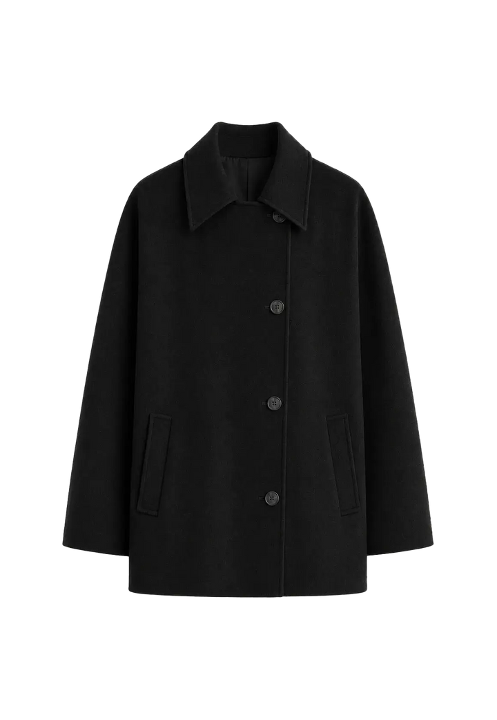 Fleeting Memories cashmere wool short coat with bat sleeves product image 05