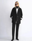 Fleeting Memories cashmere wool short coat with bat sleeves product image 07