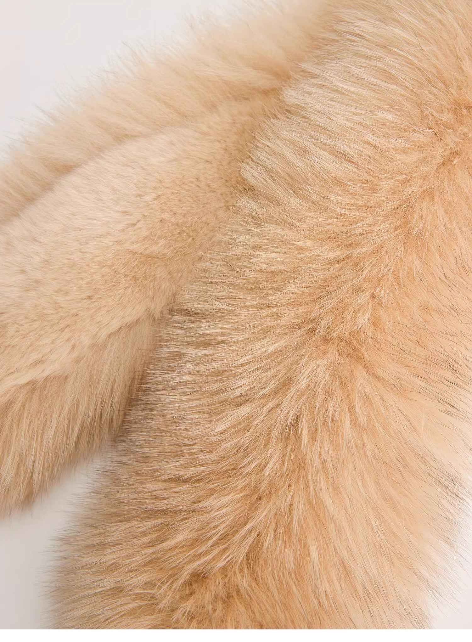 Fox fur double - sided fur scarf - variant_title