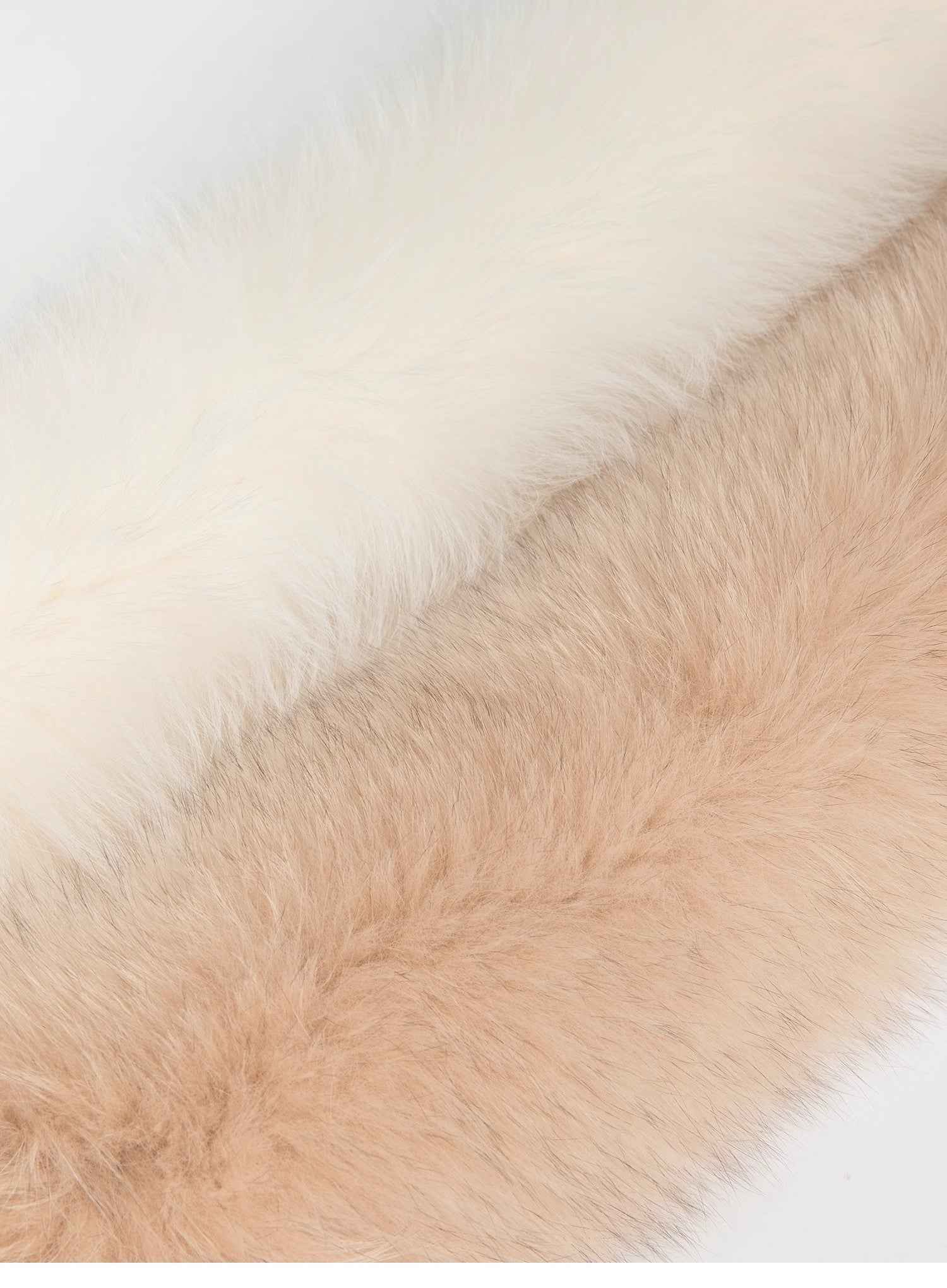 Fox fur double - sided fur scarf - variant_title