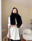 Fox Fur Scarf Extra Long Braided Fur Collar Autumn and Winter Warmth Extra Long Real Fur Scarf Women - variant_title