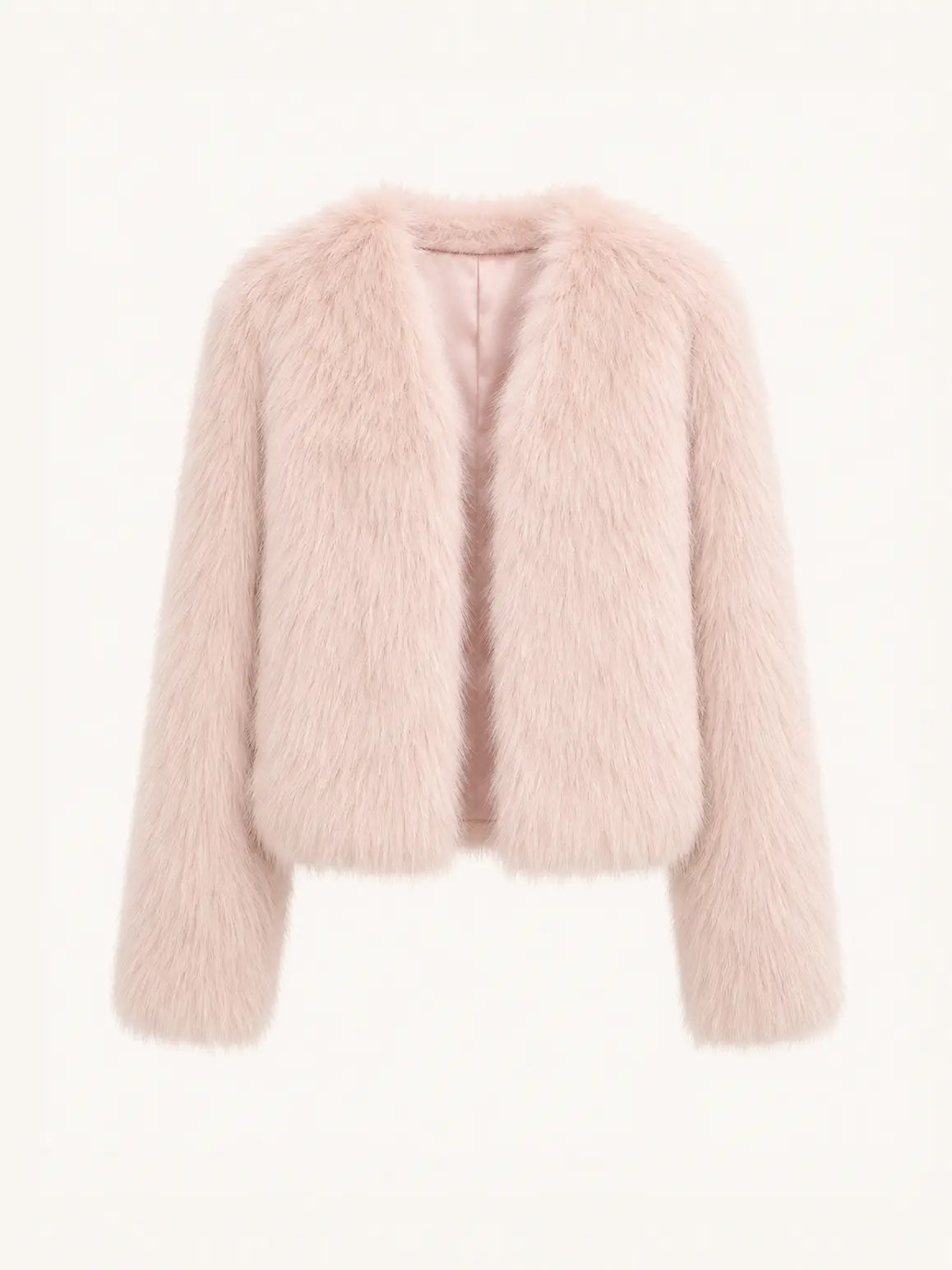 Free Spirit Pink SagaFurs fox fur and leather coat product view