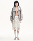 "Front Page Daily" drawstring raglan sleeve straight collar jacket summer - variant_title