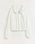 "Front Page Daily" drawstring raglan sleeve straight collar jacket summer - variant_title