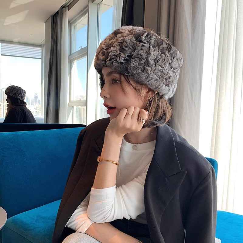 Fur scarf fur head cover dual purpose - variant_title