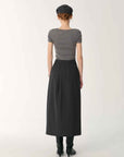 German Yangtze machine washable wool round neck slim short sleeve top for women - variant_title