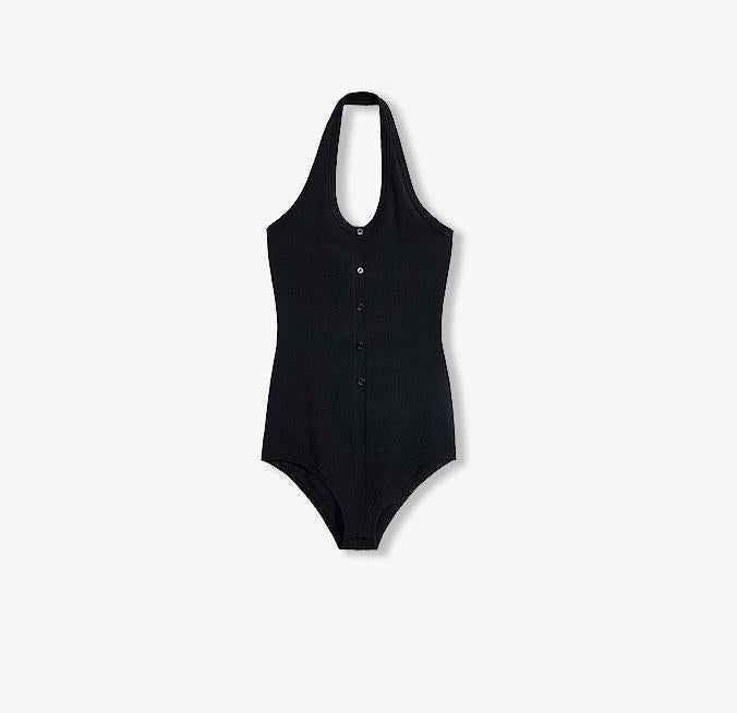 German Yangzi 48S machine washable wool all - match halter neck jumpsuit for women - variant_title