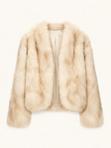 Gone with the Wind Apricot Brown SagaFurs fox fur coat product view
