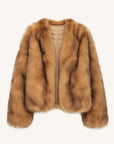 Gone with the Wind Raw Coffee SagaFurs fox fur coat product view