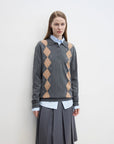 "Graduate" Machine Washable Wool Polo Neck Sweater Preppy Vintage Top - variant_title