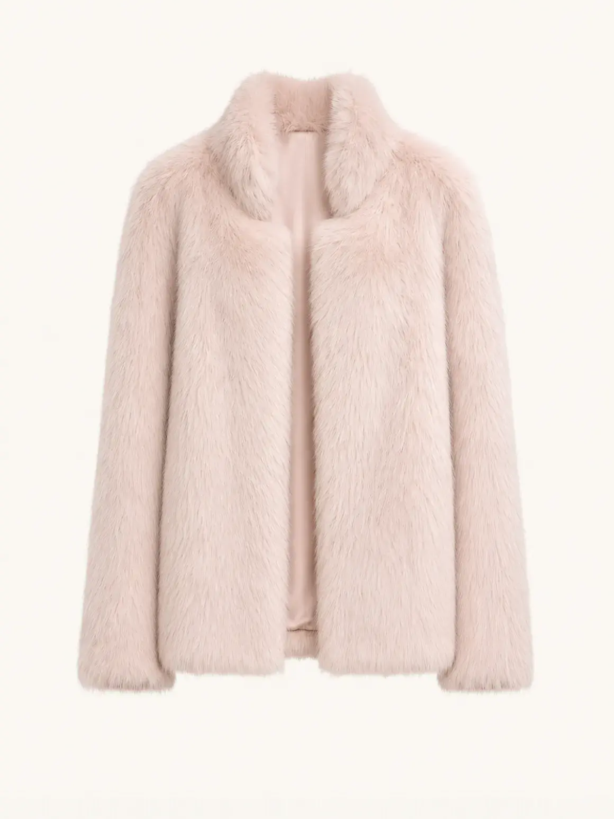 Heartbeat Mark dirty pink Toscana shearling short coat product cutout